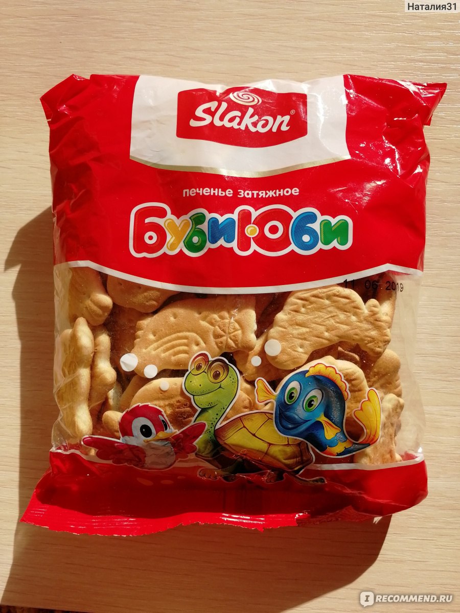 Упаковка детского печенья